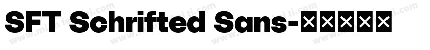 SFT Schrifted Sans字体转换